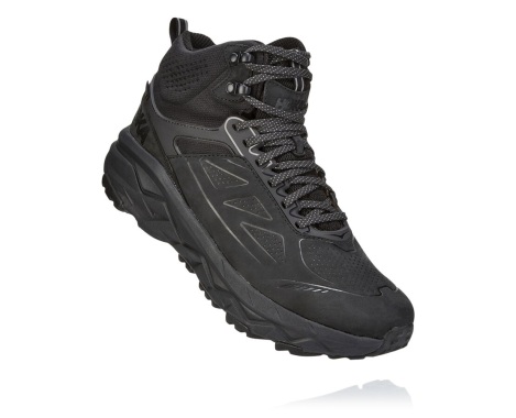 Botas Hoka One One Challenger Mid GORE-TEX Portugal - Botas Caminhada Homem Pretas - KFITUC-057